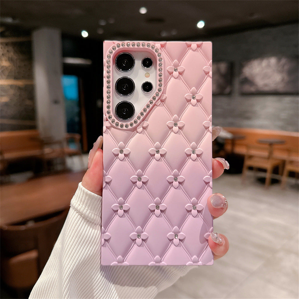New Bling Dual Color Gradient Phone Case for Samsung