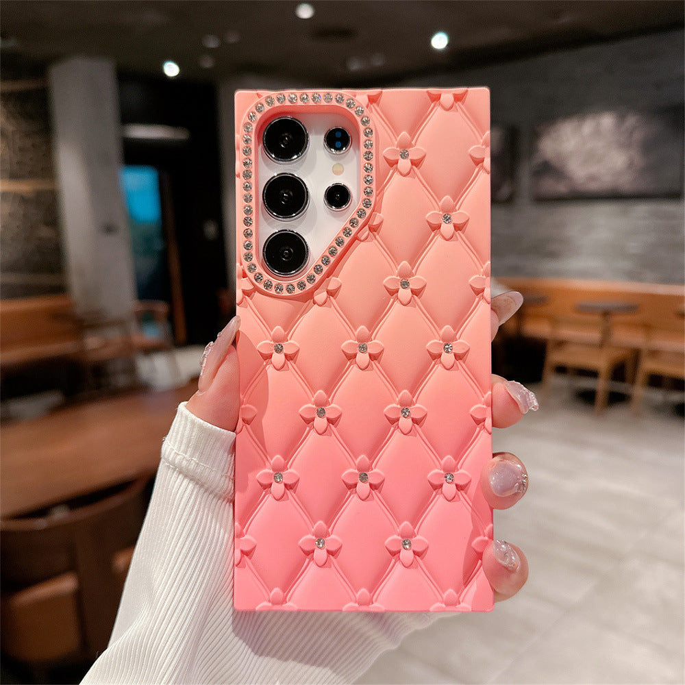 New Bling Dual Color Gradient Phone Case for Samsung