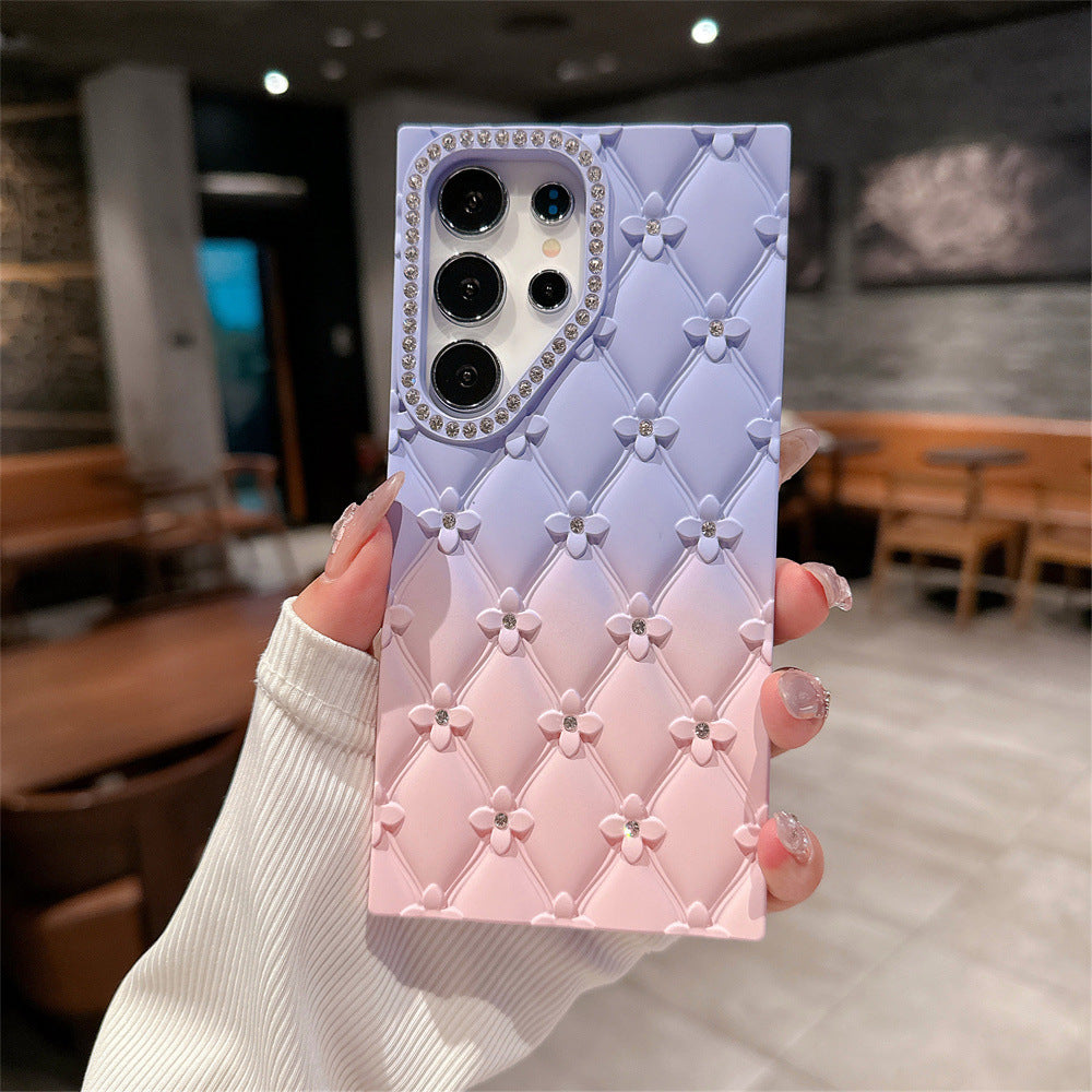 New Bling Dual Color Gradient Phone Case for Samsung