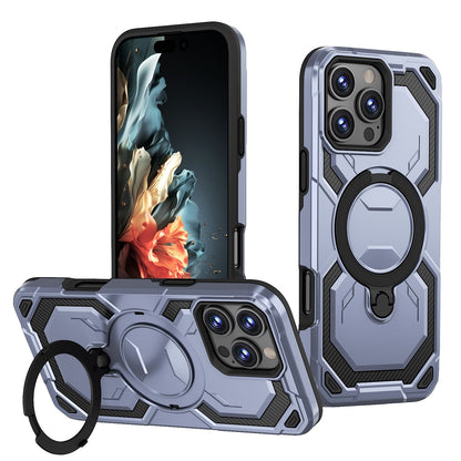 New [Military Grade Drop Tested][Fit for MagSafe] [Built-in Stand] Slim Soft Edge Case for iPhone