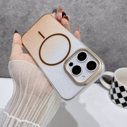 New Starry Sky Glitter Magnetic Phone Case for iPhone