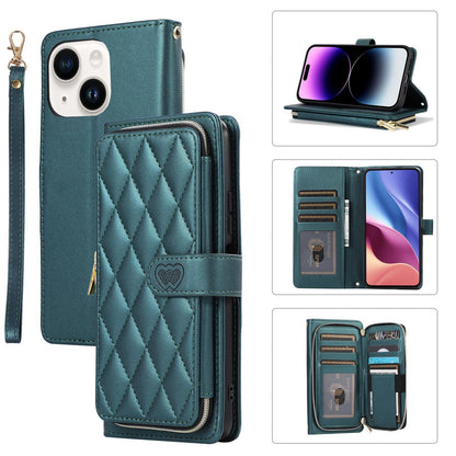 New Zipper Wallet Leather Card Holder Phone Case for iPhone 16 Pro Max