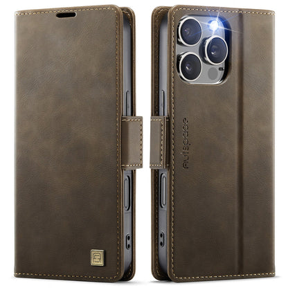 New RFID Blocking Card Holder Wireless Charging Leather Phone Case for iPhone