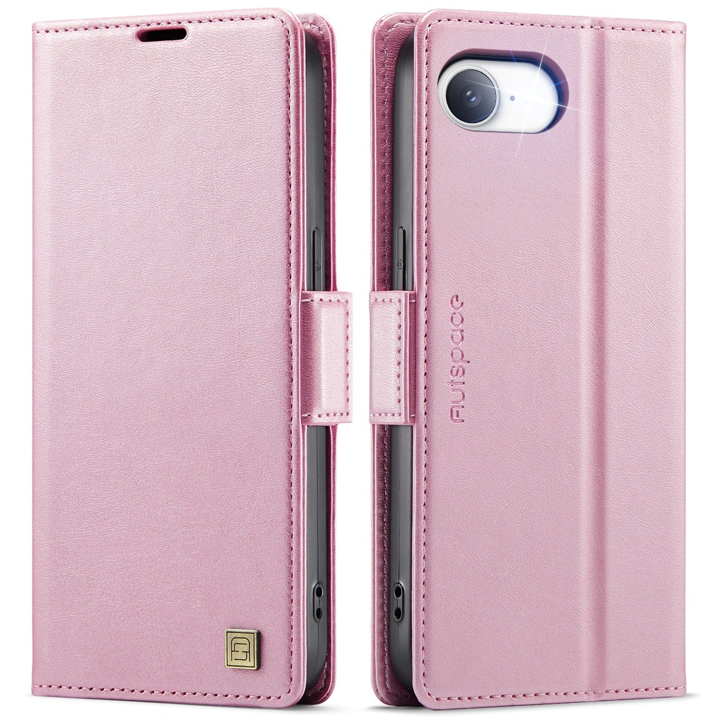 New RFID Blocking Card Holder Wireless Charging Leather Phone Case for iPhone
