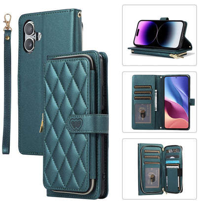 New Zipper Wallet Leather Card Holder Phone Case for iPhone 16 Pro Max